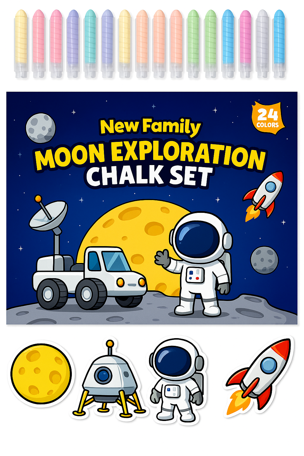 Moon Exploration Set – Journey to the Lunar Surface