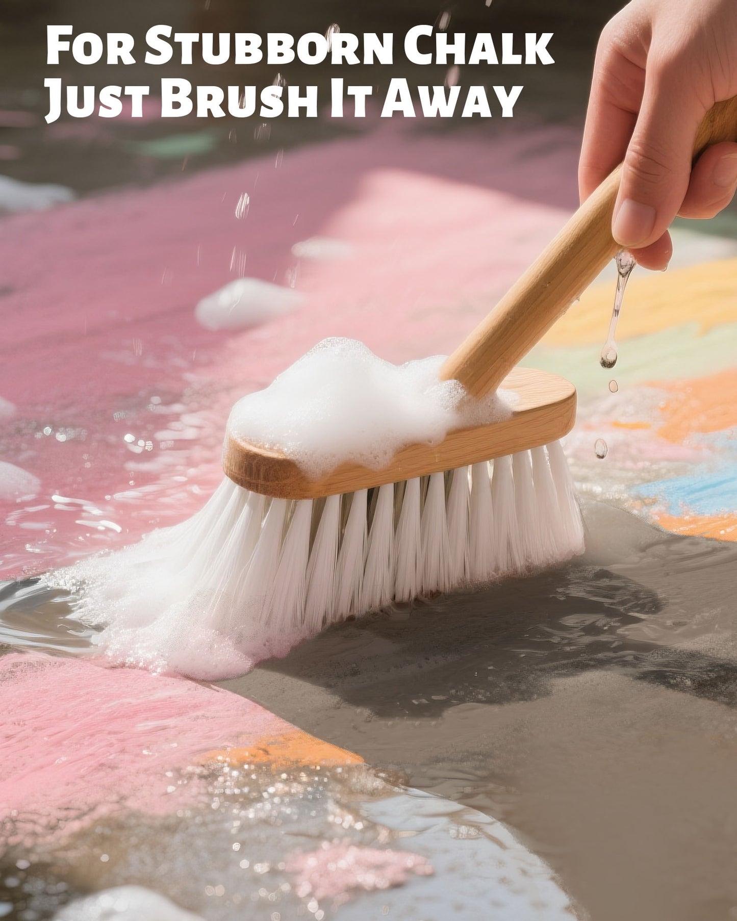 Dustless Mushroom Sidewalk Chalk for Kids Non-Toxic Washable Outdoor Art & Blackboard Drawing Chalk with Holder | Mess-Free Fun Play for Classroom & Home
