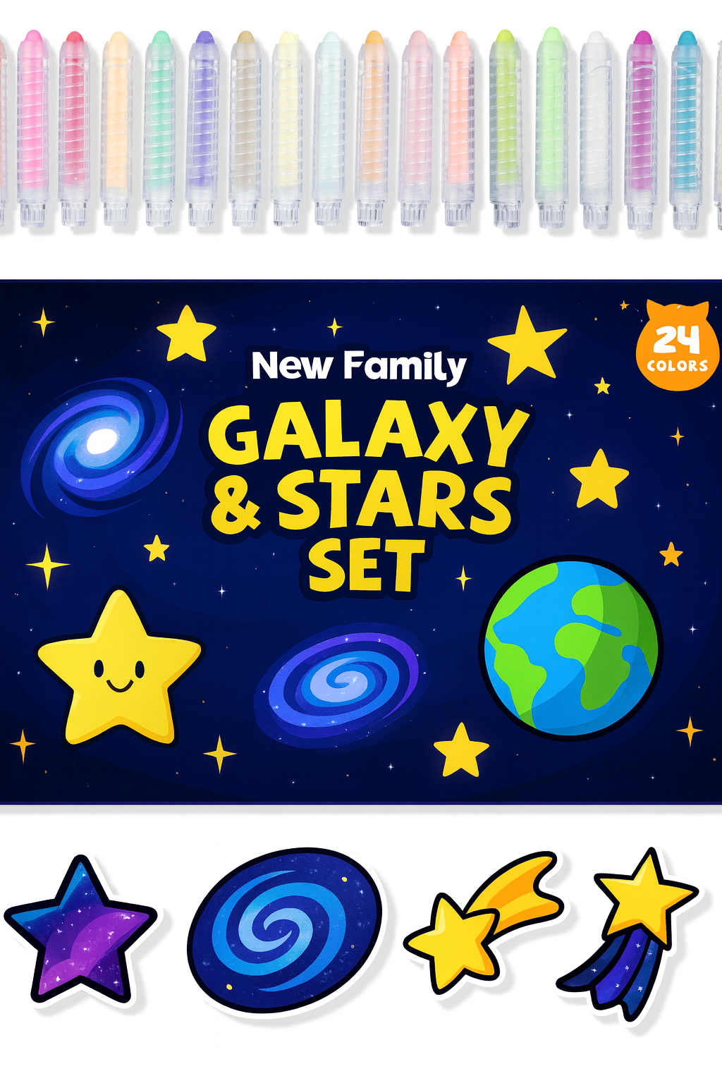 Planets Set – Explore the Solar System in Every Stroke