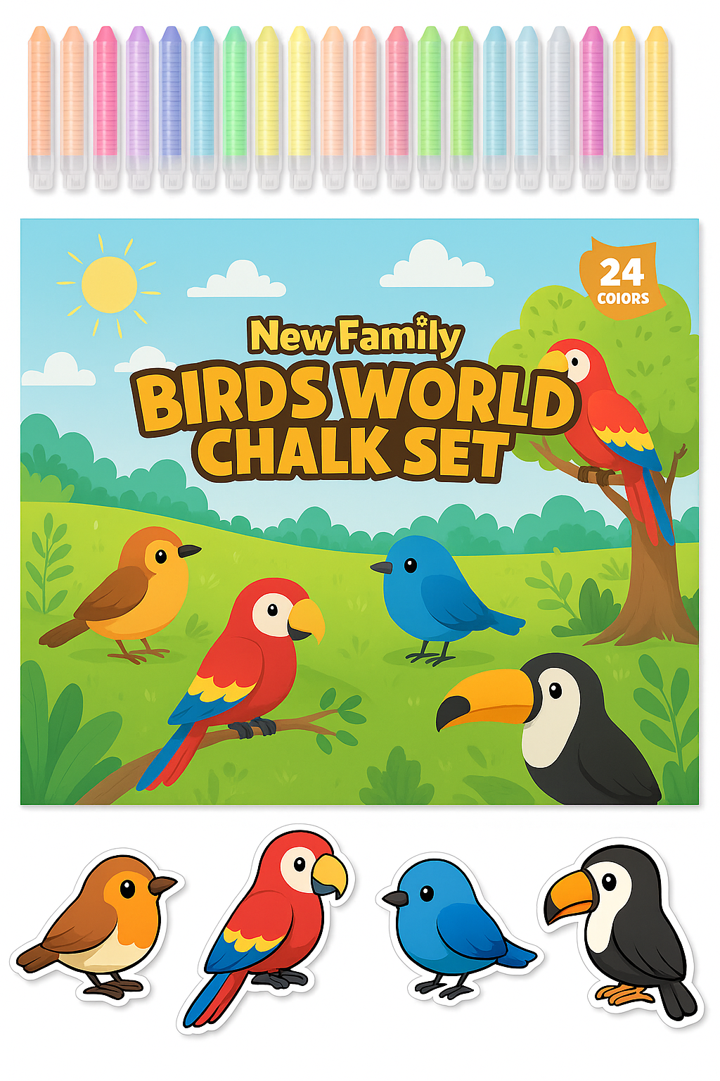 Birds World Set - Soar into Creativity