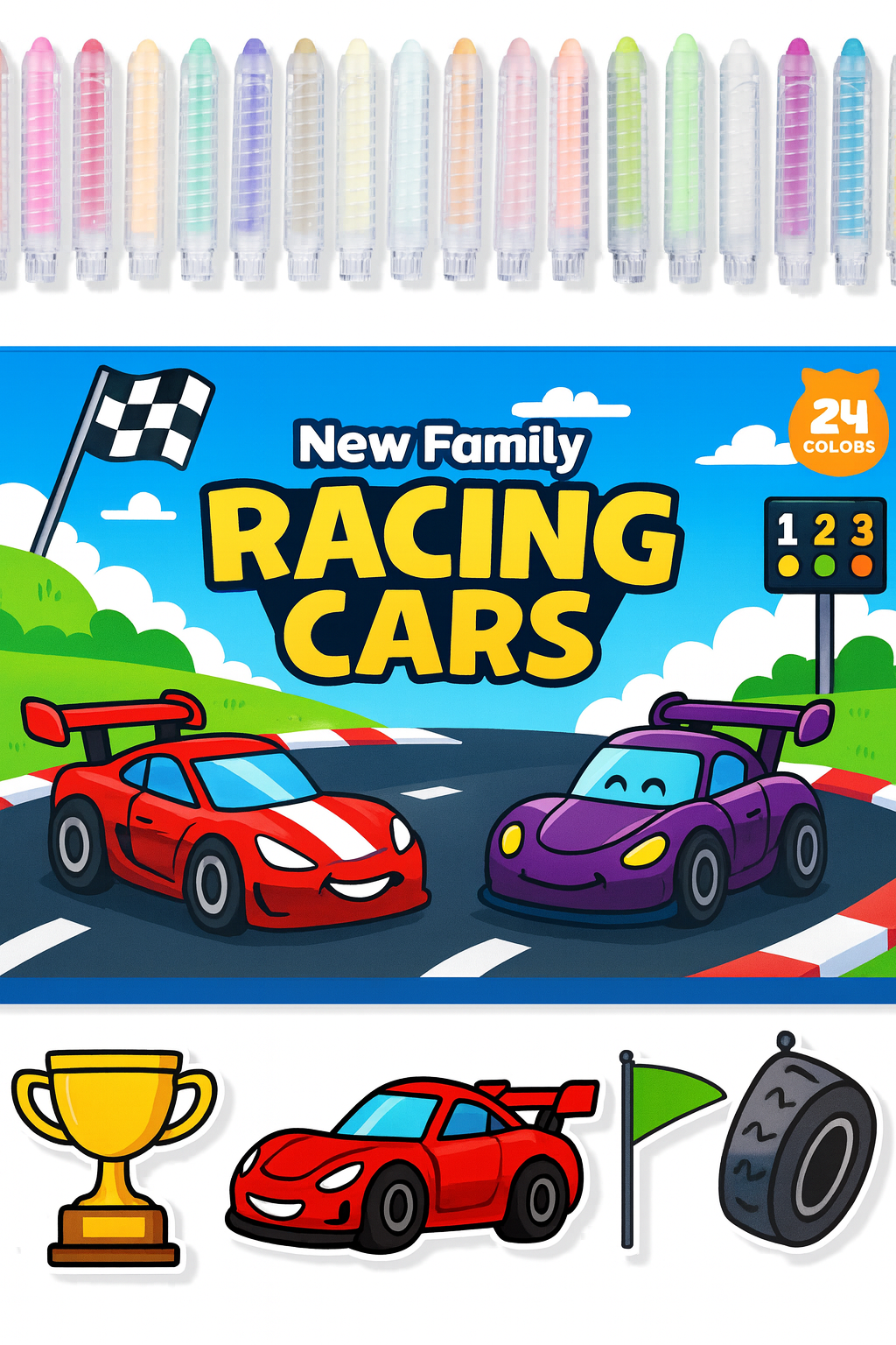 Racing Cars Set – Speed into Colorful Fun