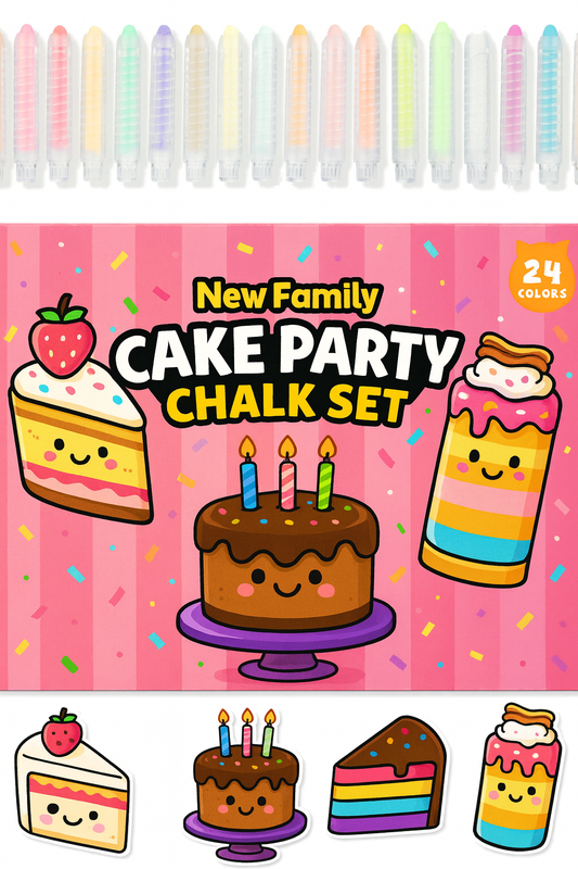 Cake Party Chalk Set – Color Your Celebration!