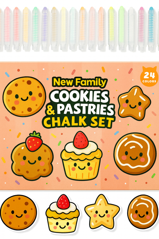 Cookies & Pastries Chalk Set – Sweeten Your Imagination!