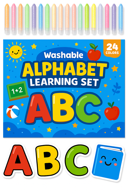 Alphabet Learning Chalk Set – Fun ABC Practice for Kids