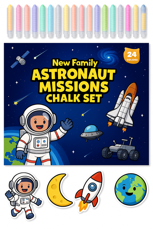 Astronaut Missions Set – Chalk Your Way to the Stars