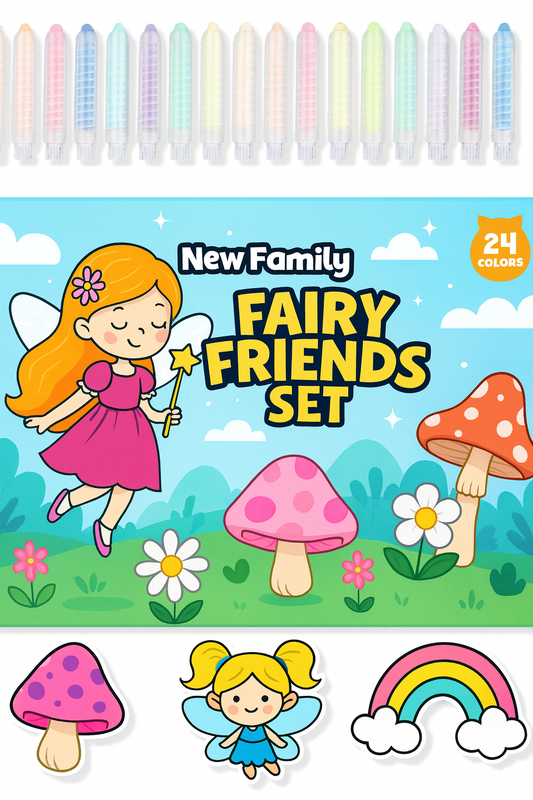 Fairy Friends Chalk Set – Magical Fairy Tale Chalk for Kids