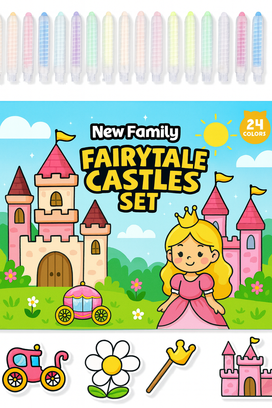 Fairytale Castles Chalk Set – Enchanting Playtime for Little Dreamers