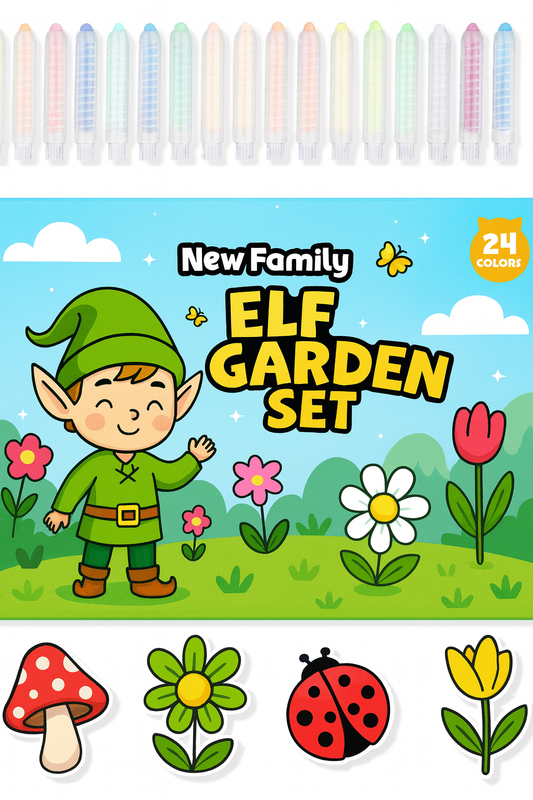 Elf Garden Chalk Set – Whimsical Nature Play for Kids