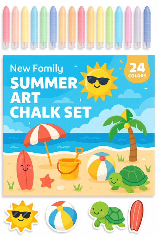 Summer Vacation Set - Fun in the Sun Chalk Set