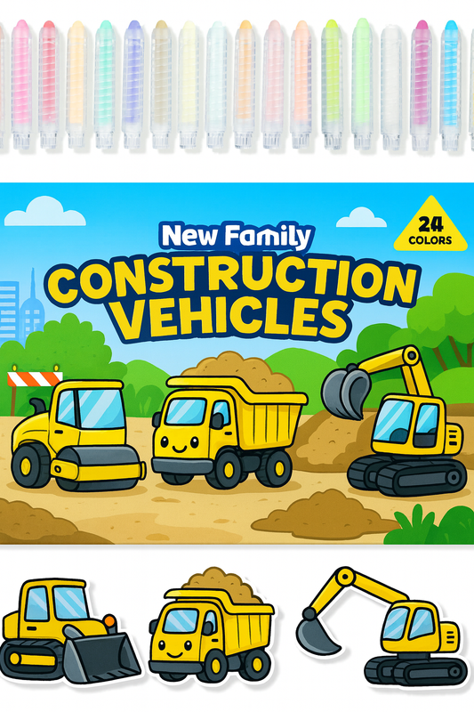 Construction Vehicles Set - Build Your Imagination