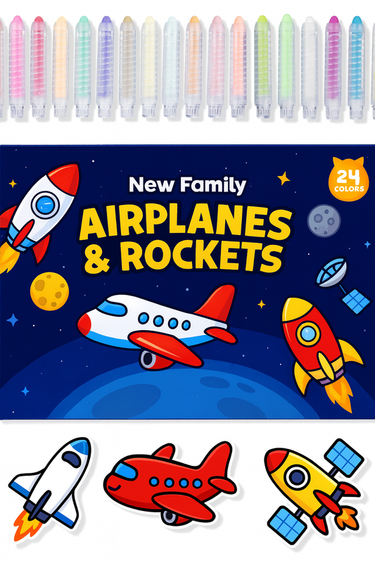 Airplanes & Rockets Set – Launch Creativity into the Sky